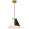 Quoizel Pendant Mid Pendant 1 Light Brushed Weathered Br QP6224BWS - alternate 2